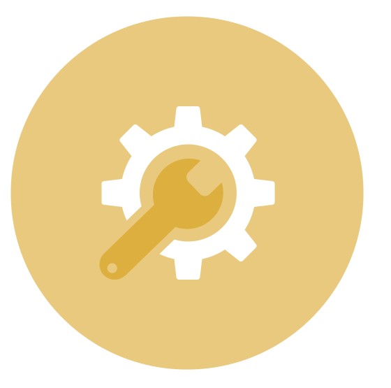 Repair Icon in Gold