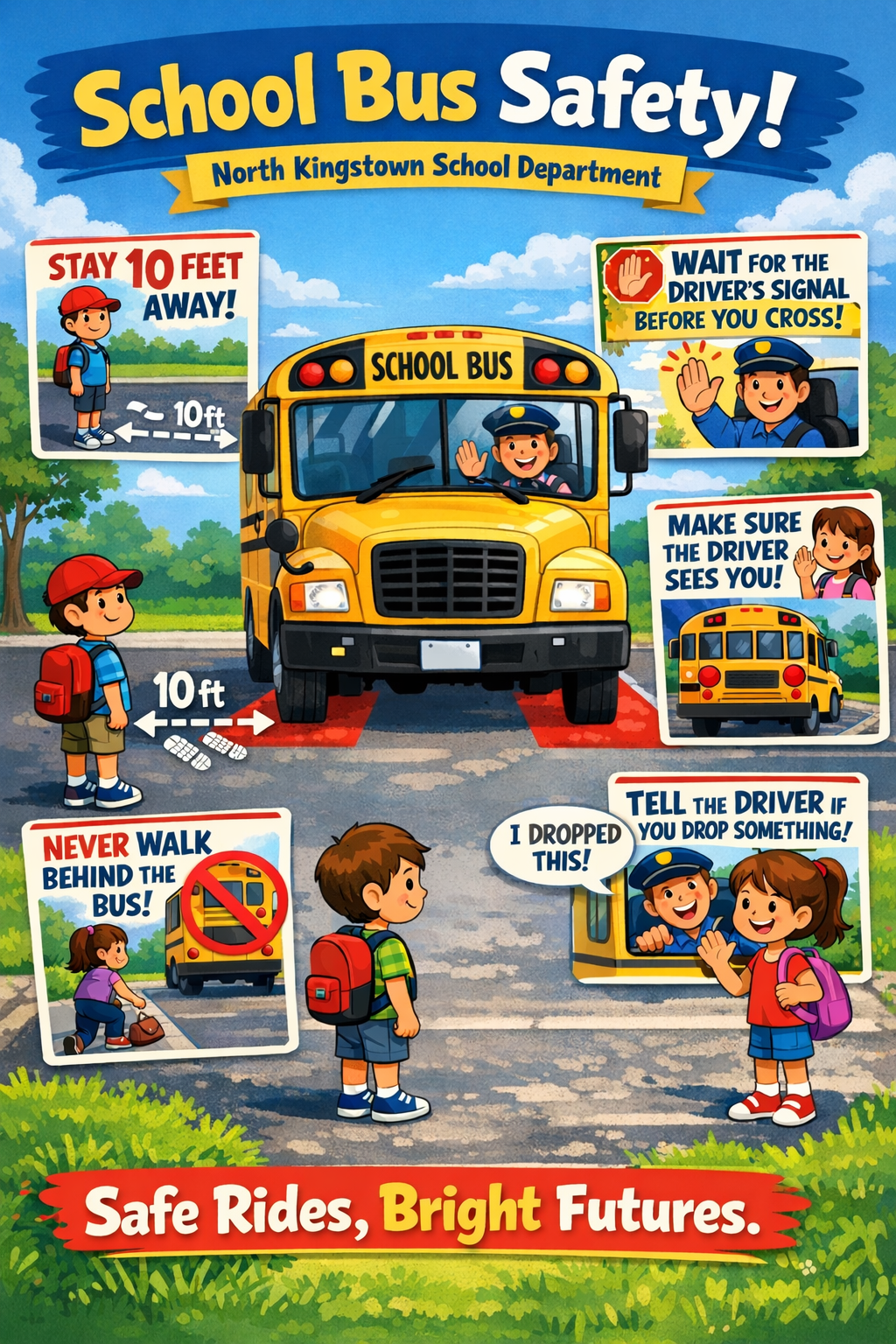 School bus Safety Poster