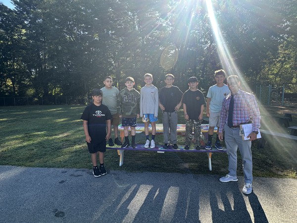 students w. principal