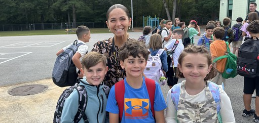 Students firs day of school