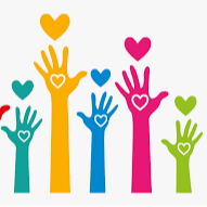 Hands reaching for Hearts