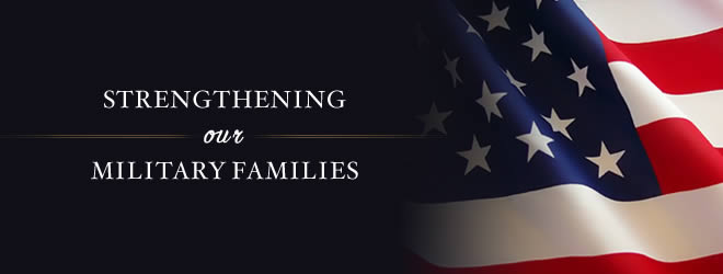 Strengthening our Military Families Banner