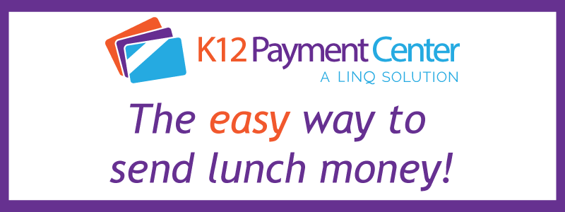K12 Payment Center - the easy way to send lunch money