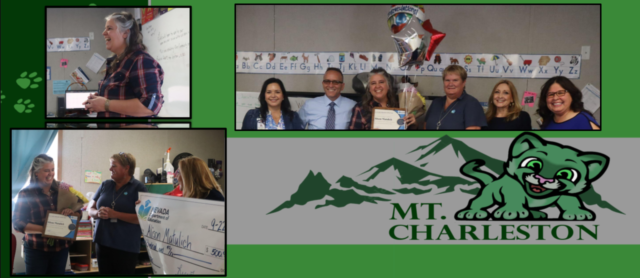 Mrs. Matulich is named a Nevada Early Educator of the Year