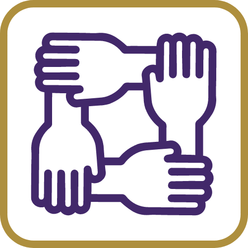 clip art of hands forming a square