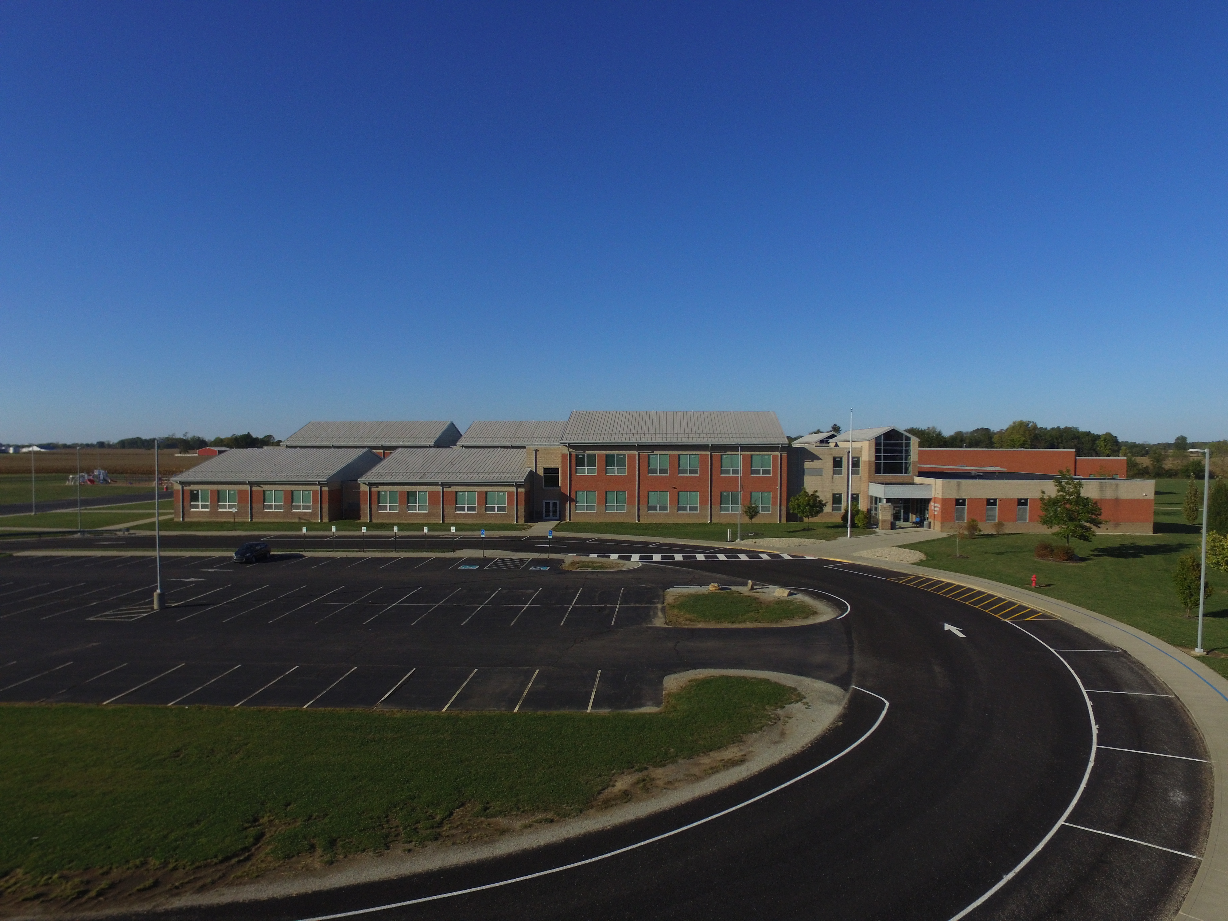 Elementary Campus Drone View