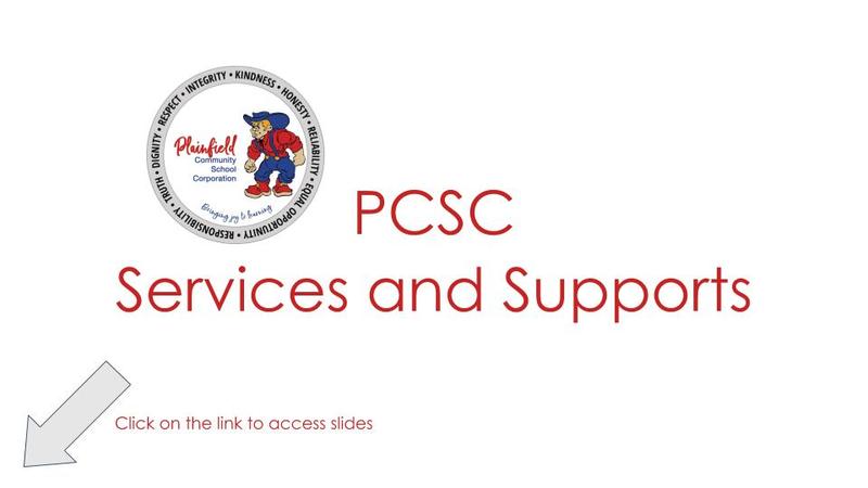 PCSC services and support header