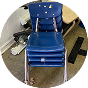 Blue Preschool Chairs