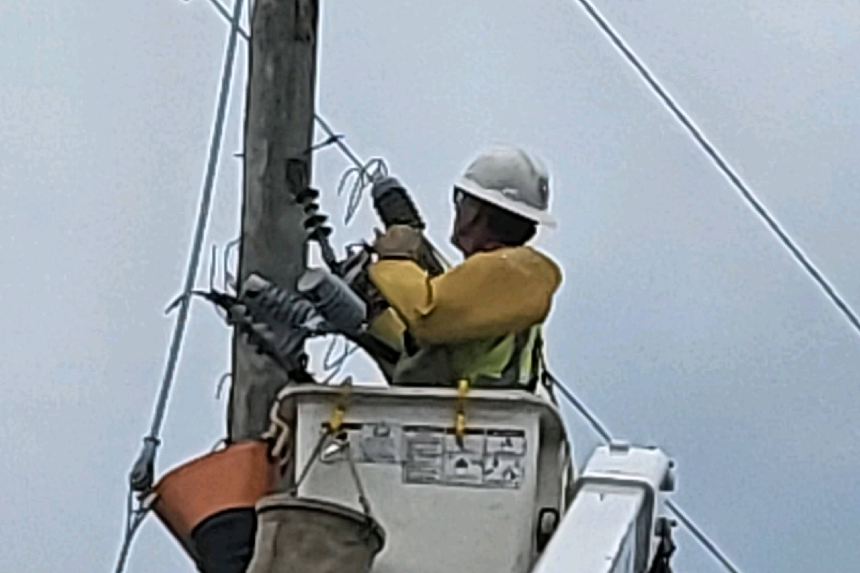 Removal of electrical lines