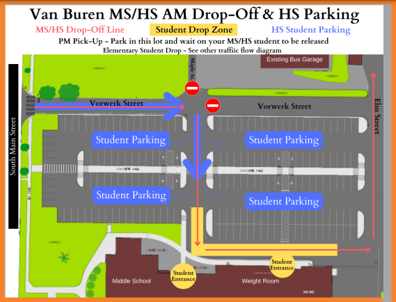 MS/HS Parking Lot Image