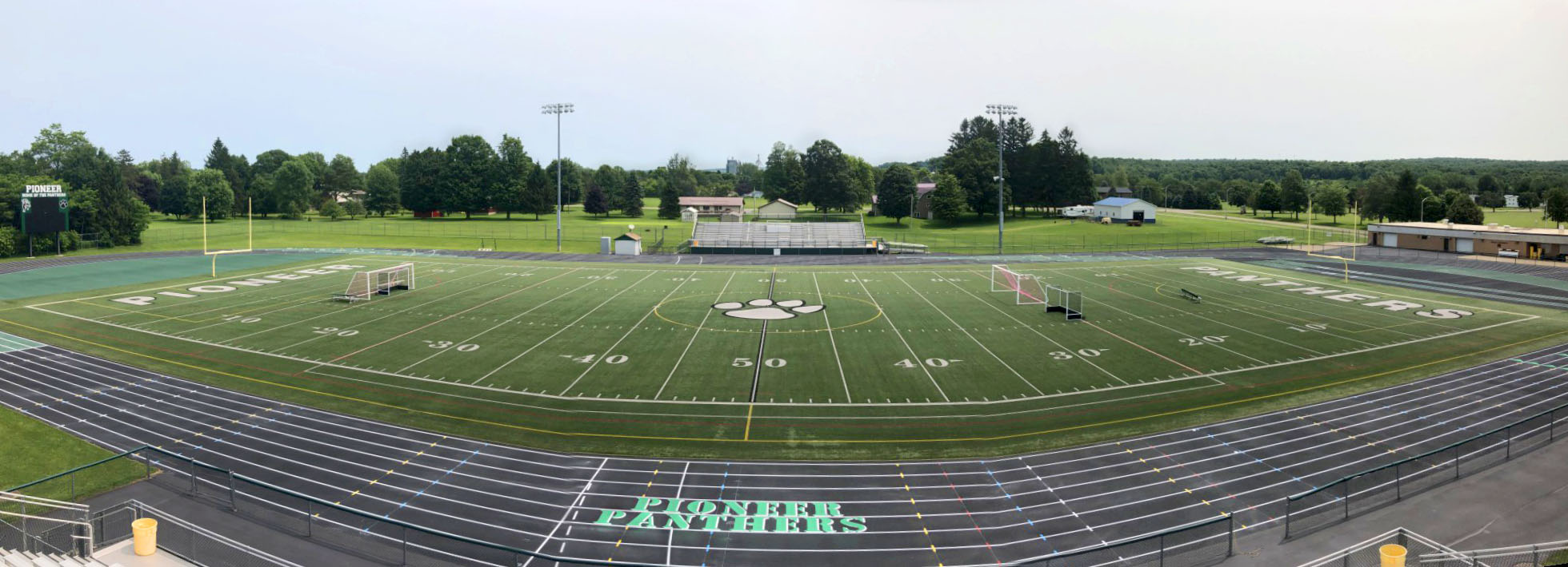 full view image of the football Field