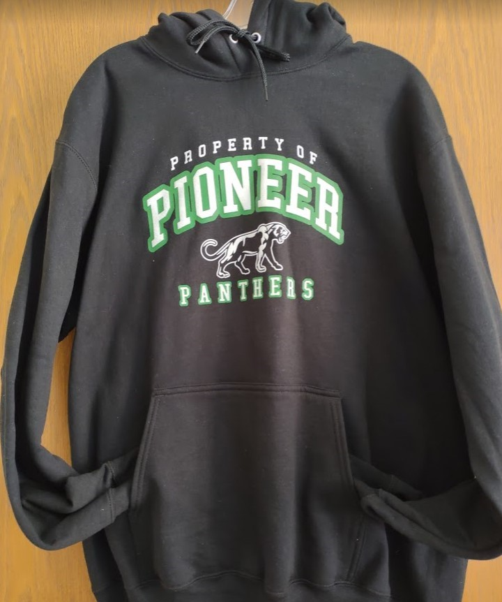 Pioneer Panthers Black Hoodie