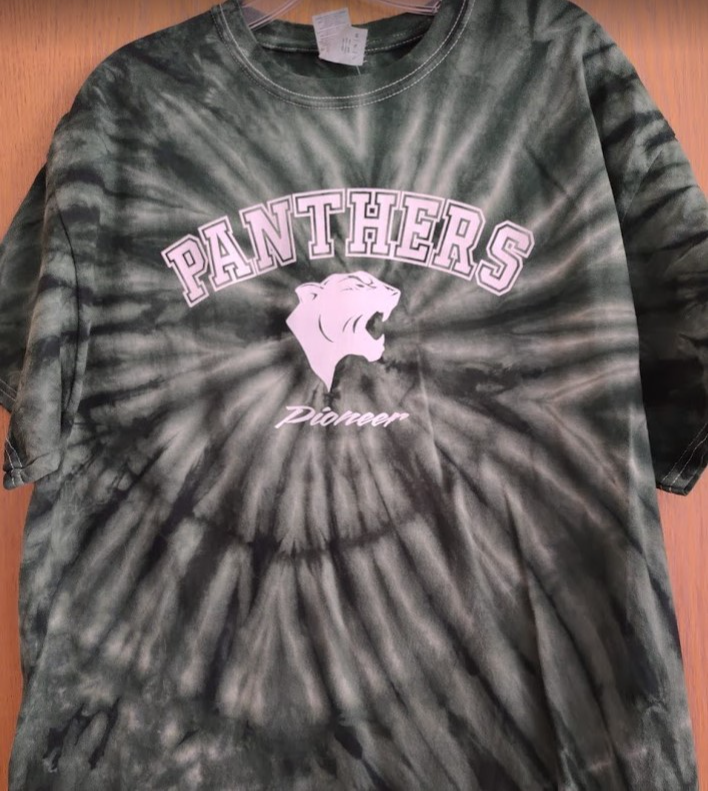 Pioneer Panthers Tye Dye Tee Shirt