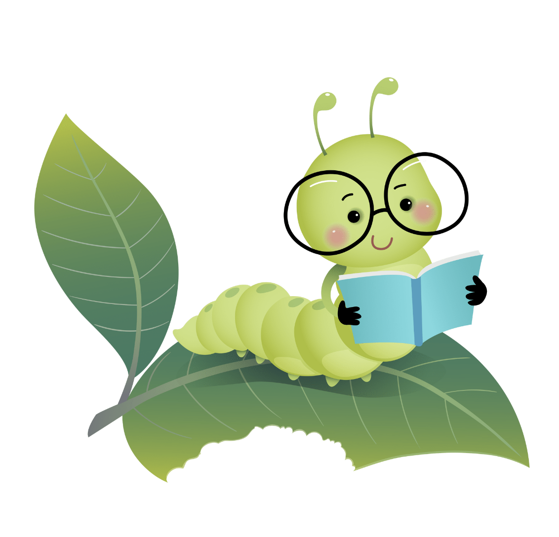 caterpillar reading