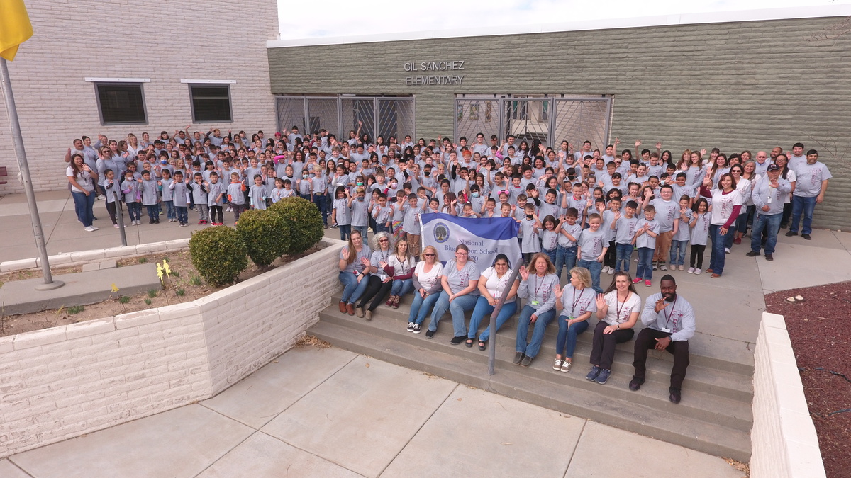 Gil Sanchez Elementary Staff & Students