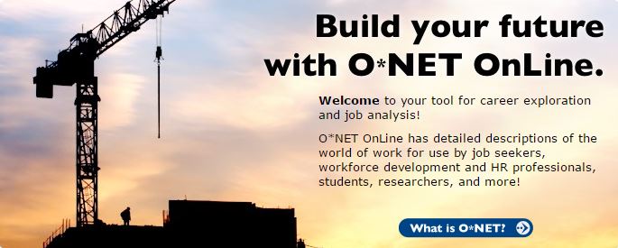 Build your future with ONET OnLine