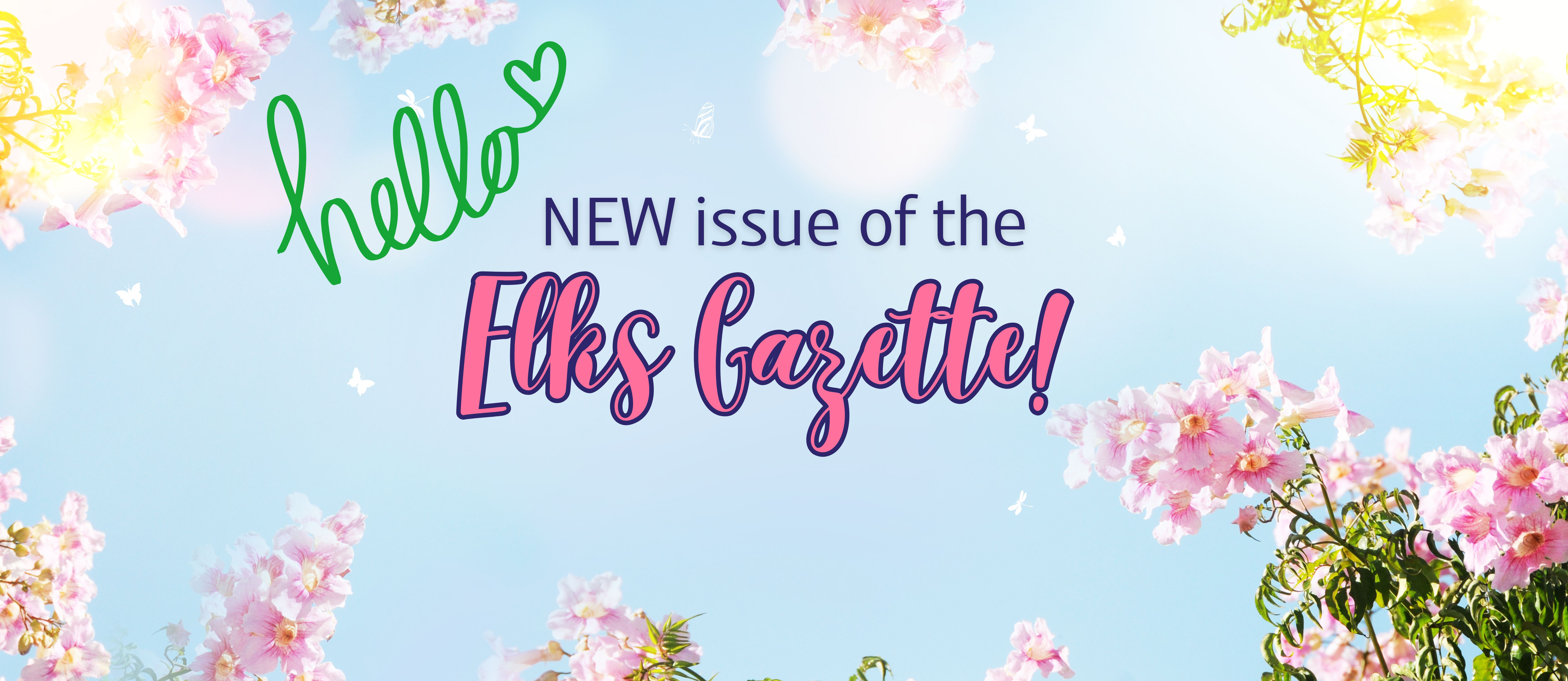 hello new issue of the Elks Gazette
