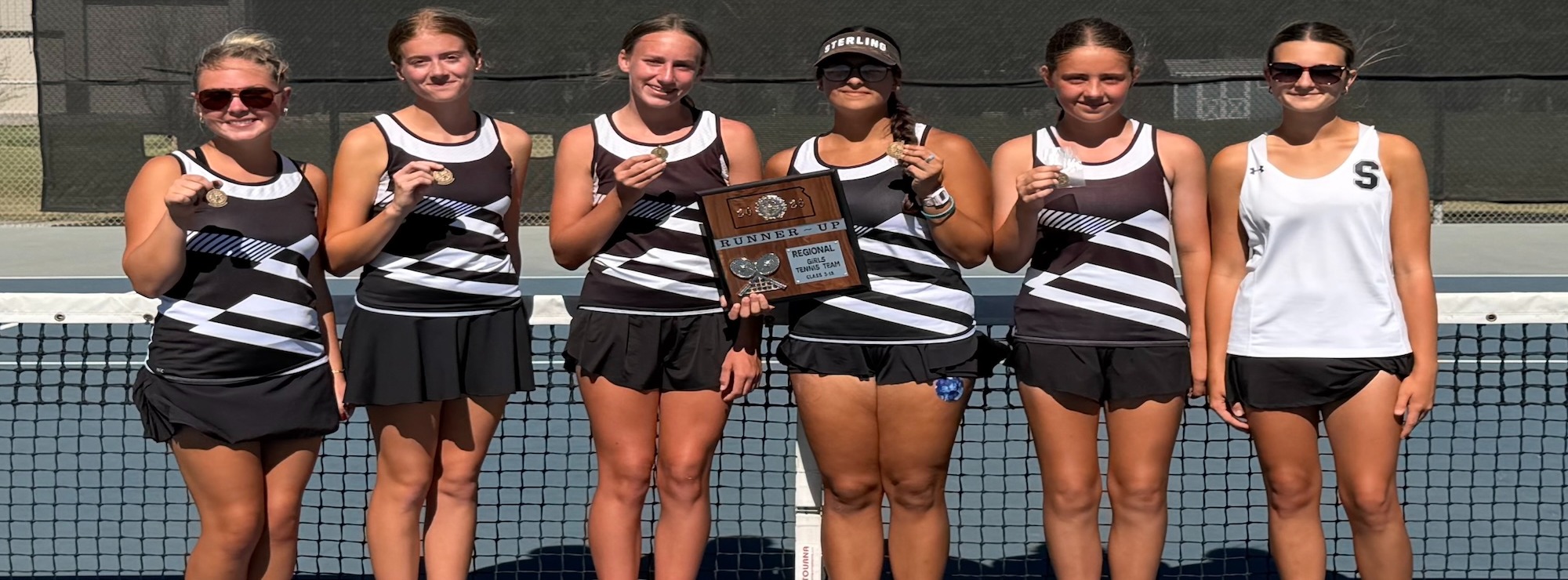 SHS Lady Bear Tennis team members qualified for state tournament. Photo provided by Coach Ryan. 