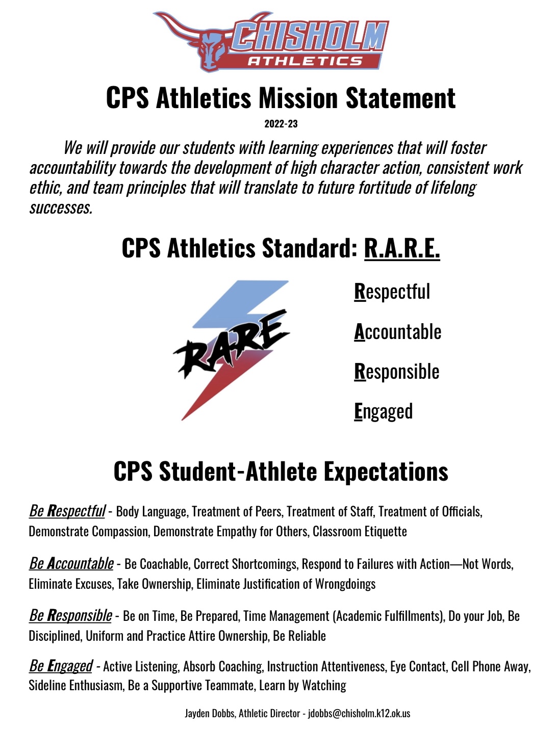 HS ATHLETICS Chisholm High School