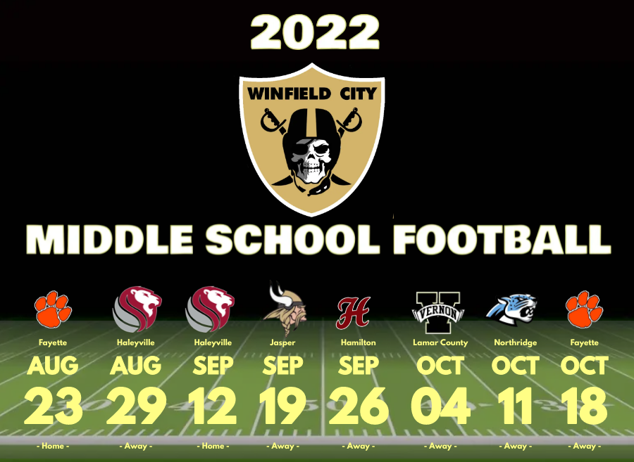 Middle School Football Winfield City Schools