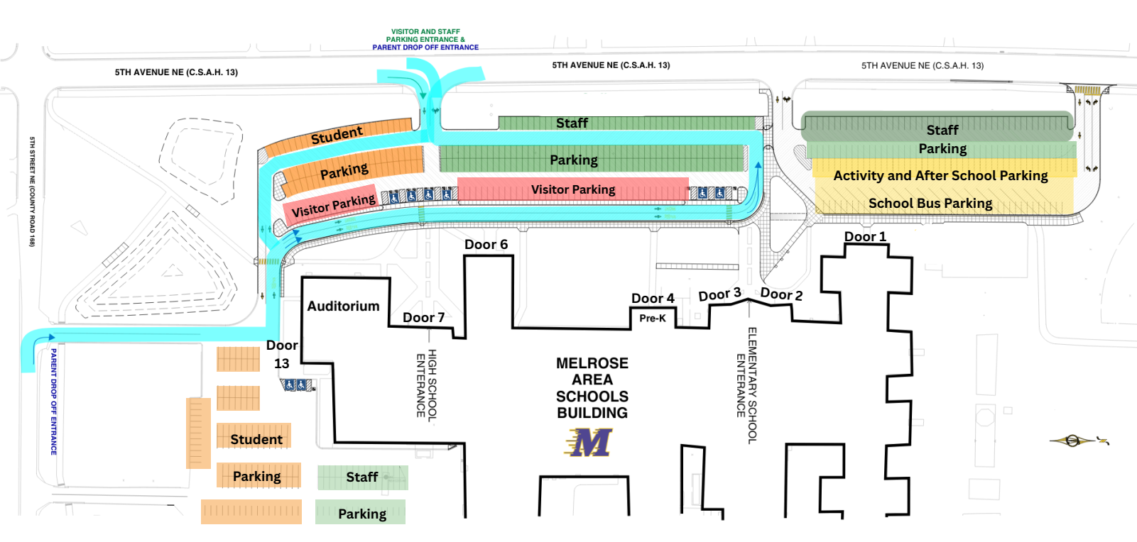 parking lot map