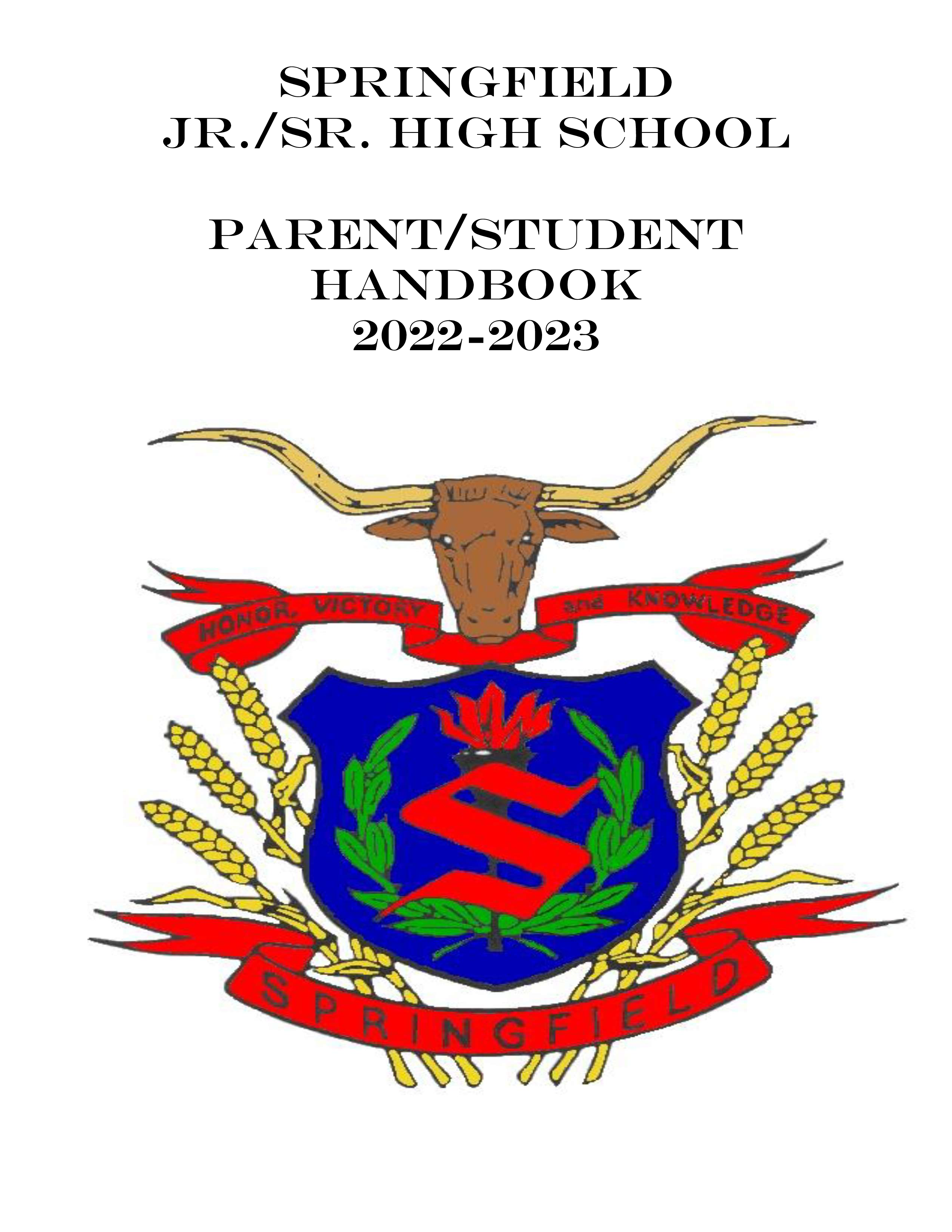 2022 High School Student Handbook