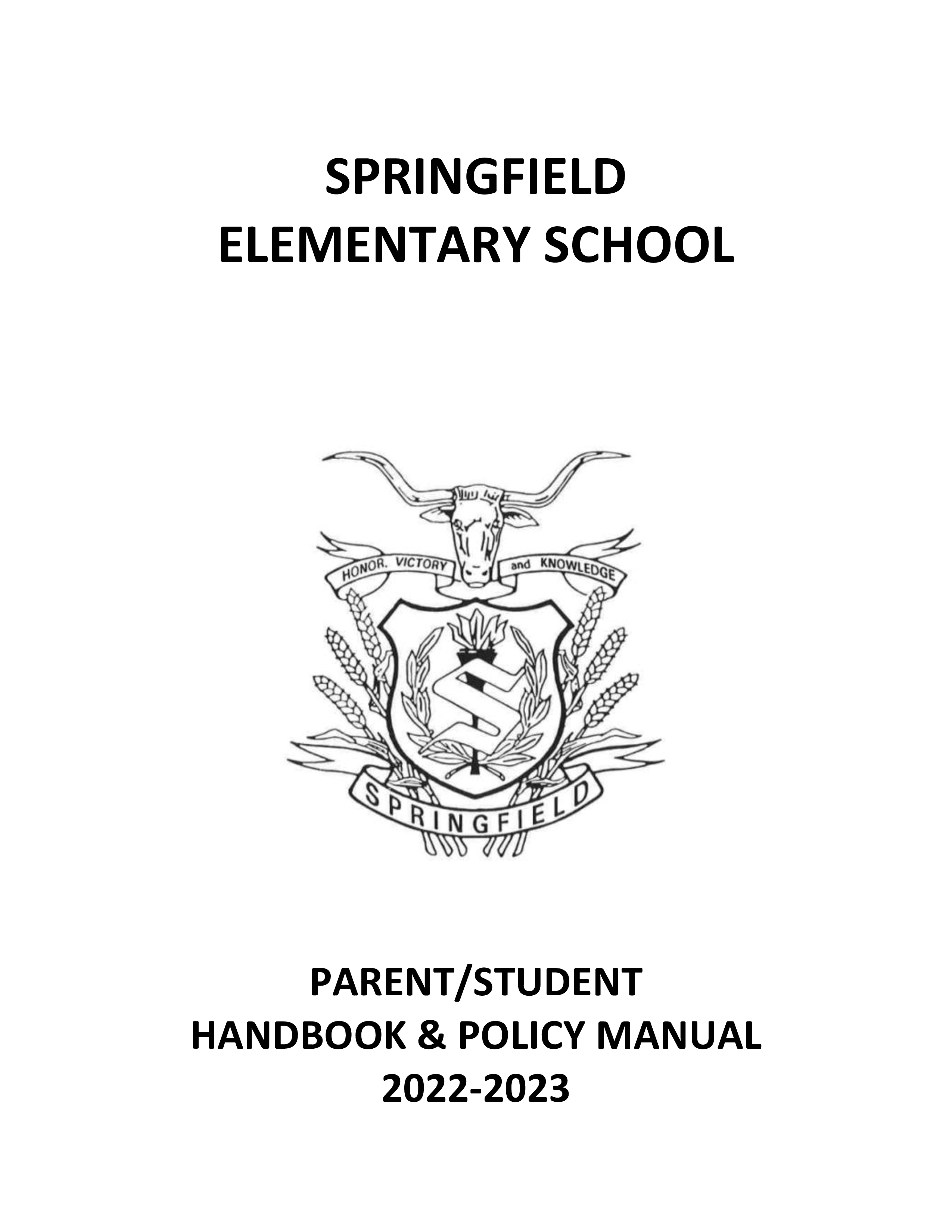 2022 Elementary Student Handbook