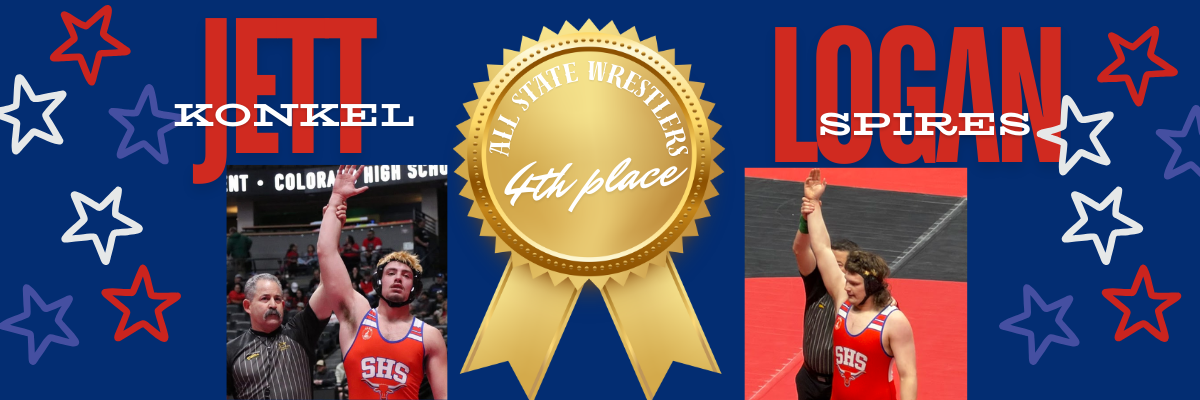 Jett Konkel &amp; Logan Spires All State Wrestlers 4th place