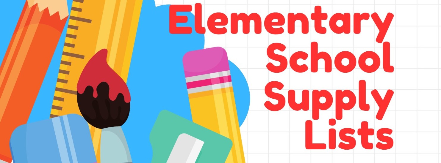 picture of school supplies 2026-2027 School Supply Lists