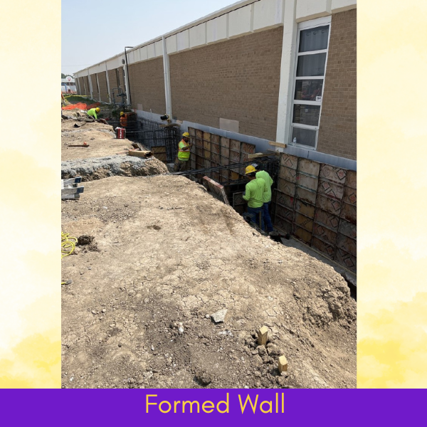 Formed wall