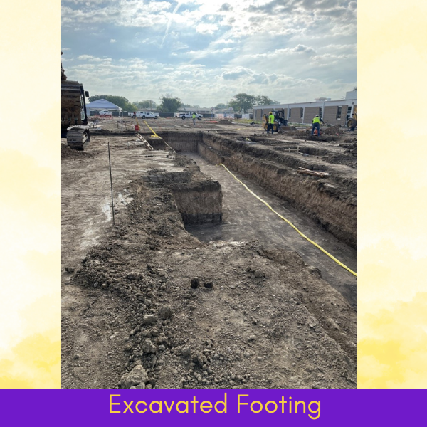 Excavated Footing