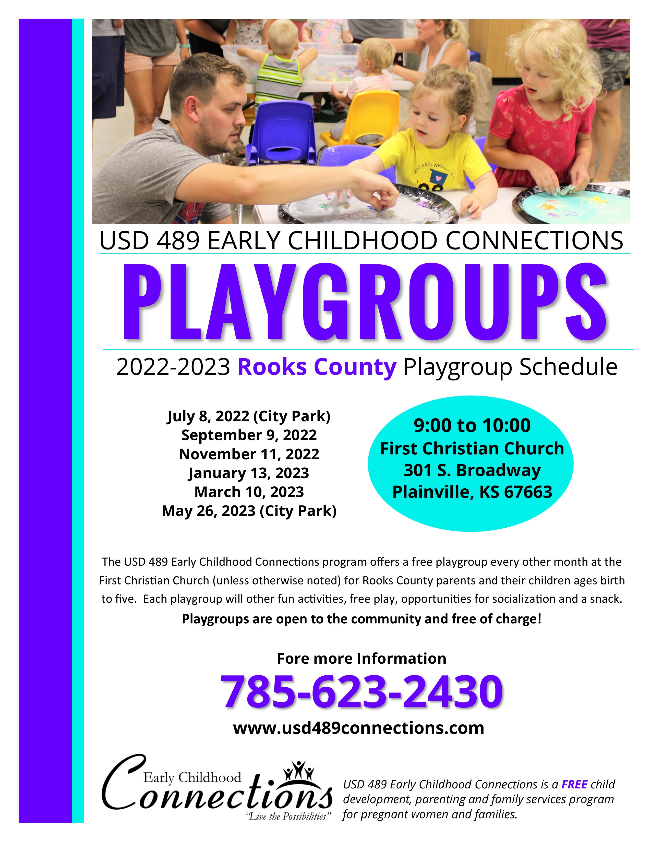 Rooks Playgroup Schedule