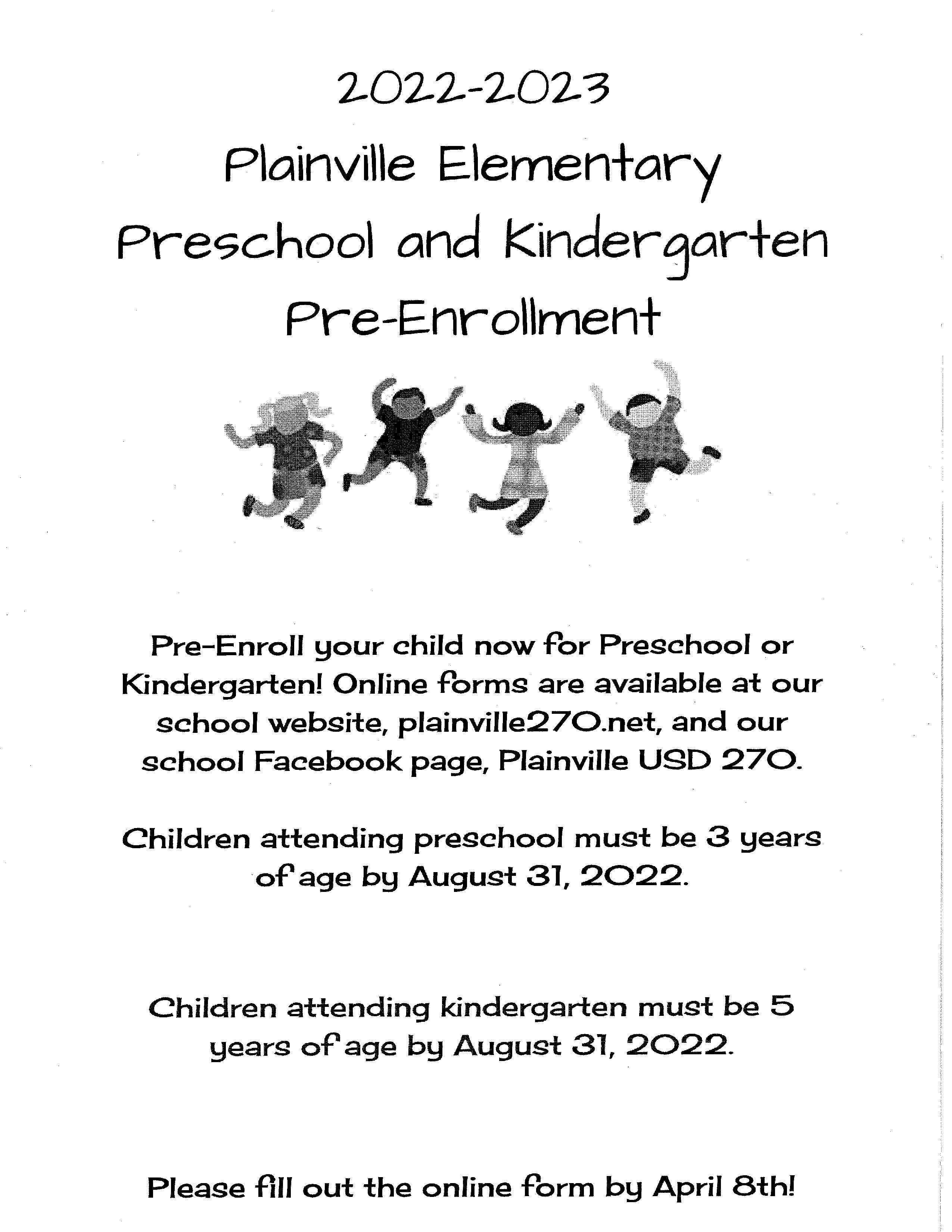 Plainville Kindergarten Roundup