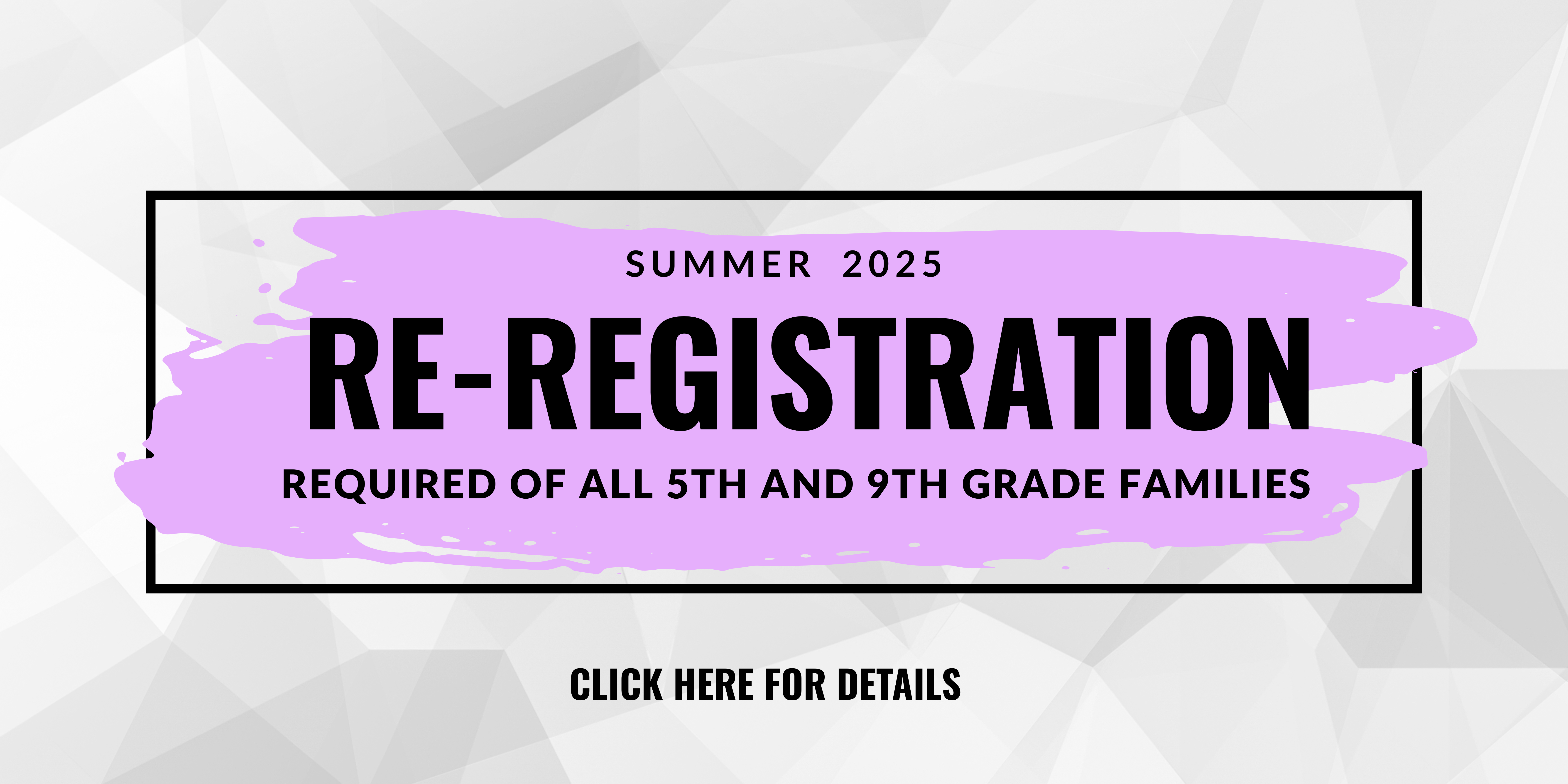 Re-Registration