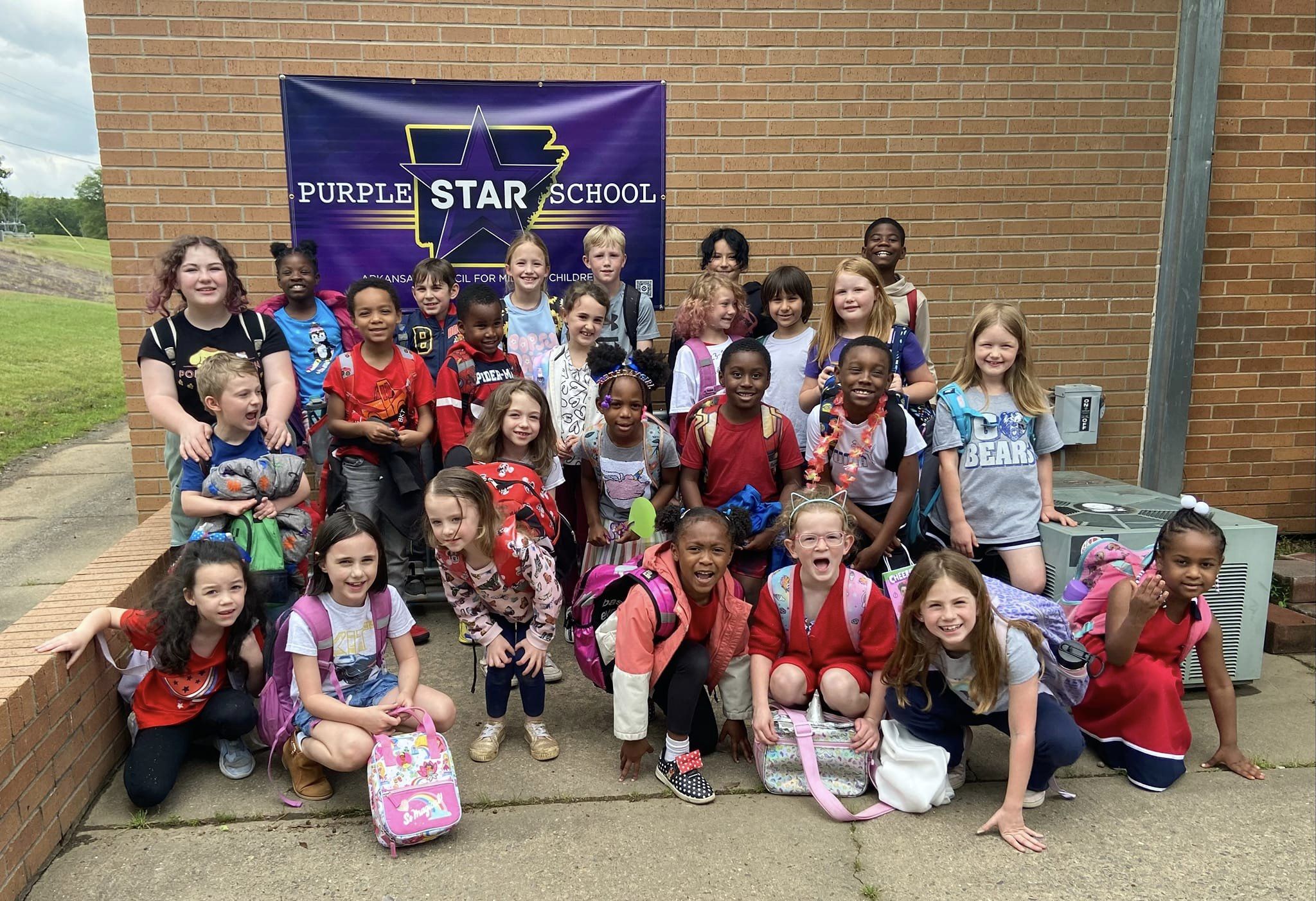 Sylvan Hills Elementary Purple Up Celebration