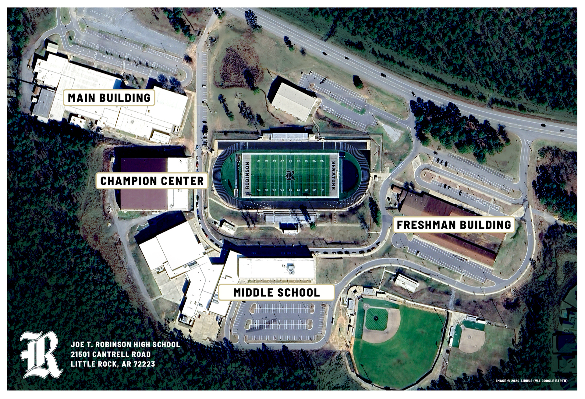 Map of Robinson High