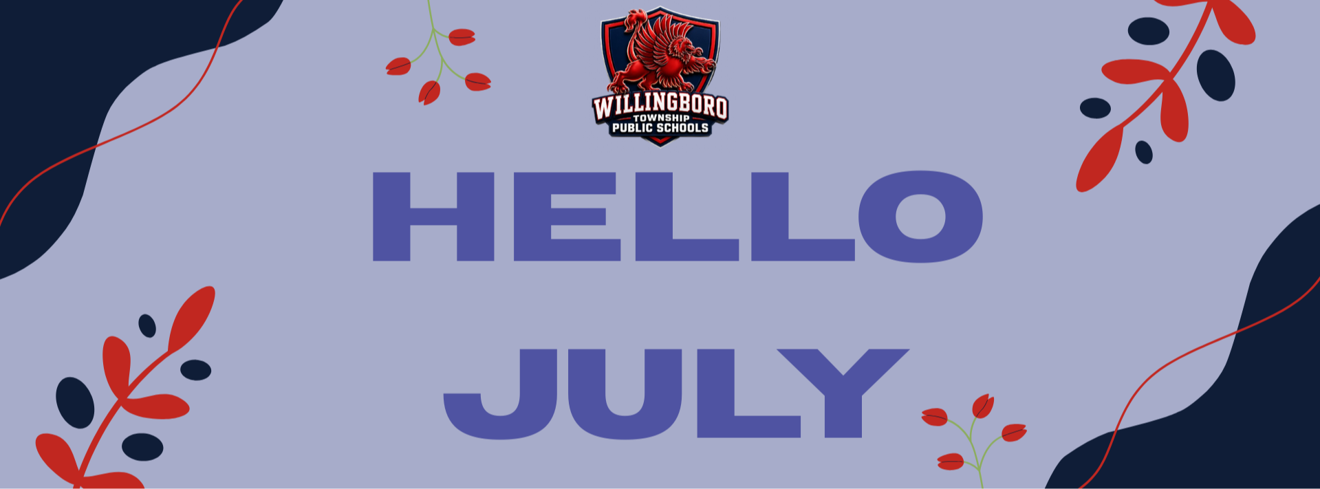 Welcome July Banner