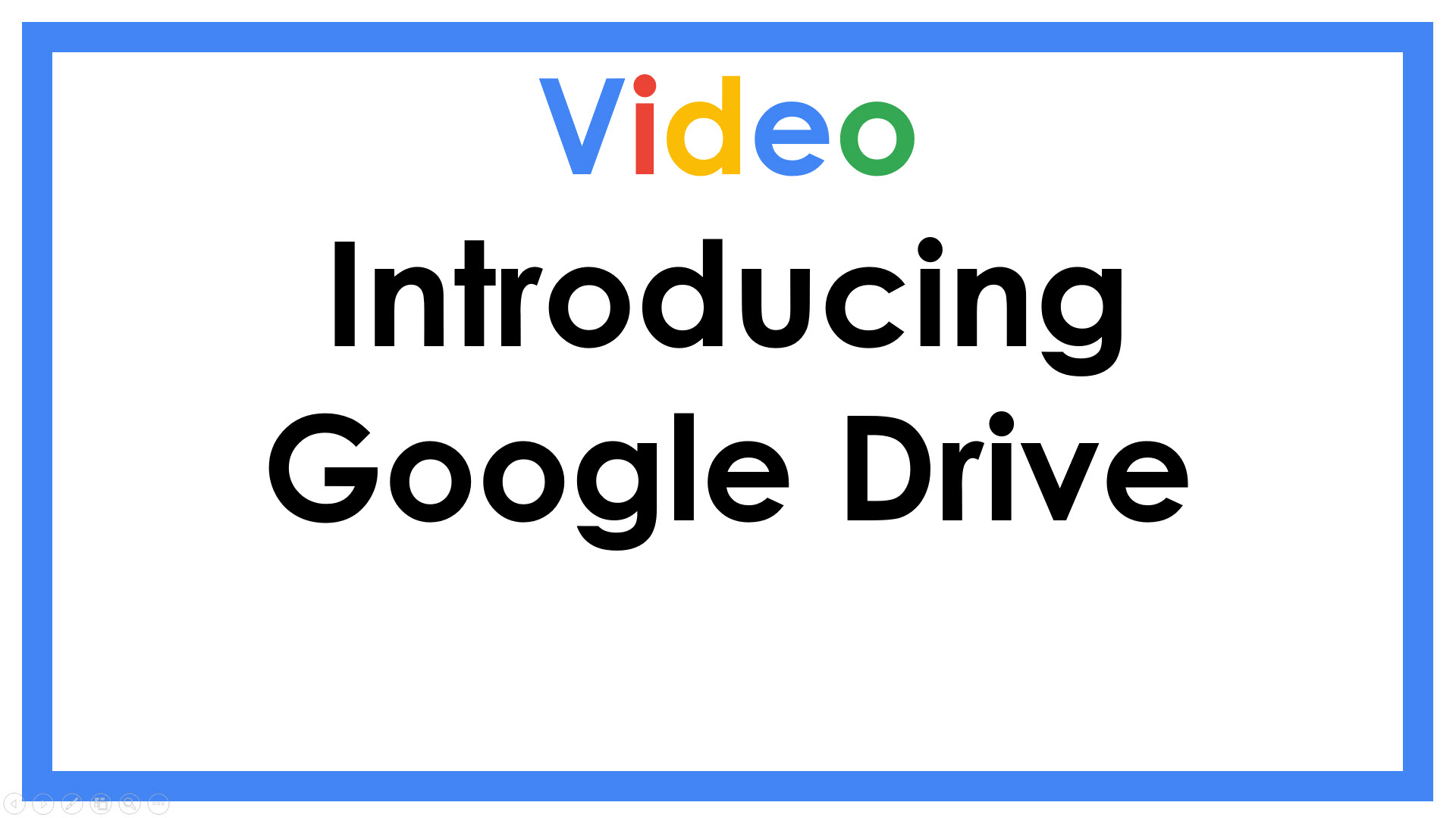 Introducing Google Drive