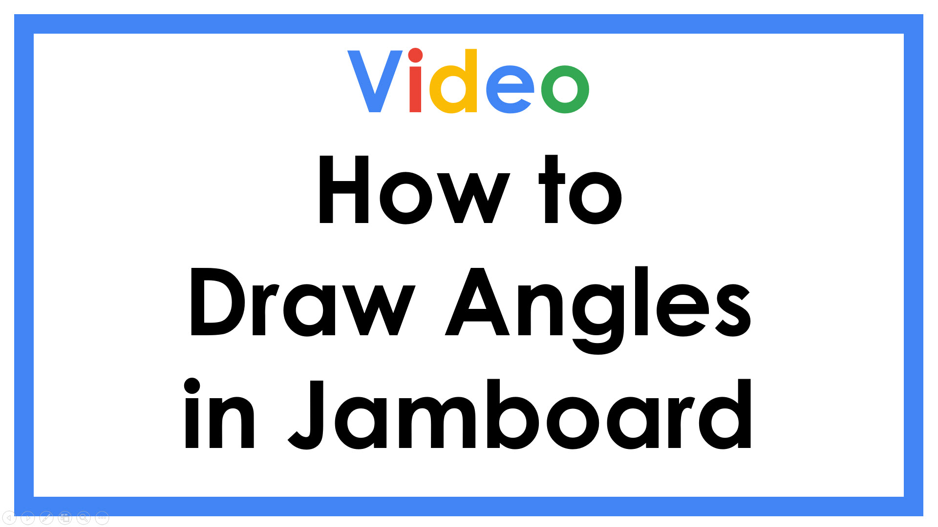 How to Draw Angles in Jamboard