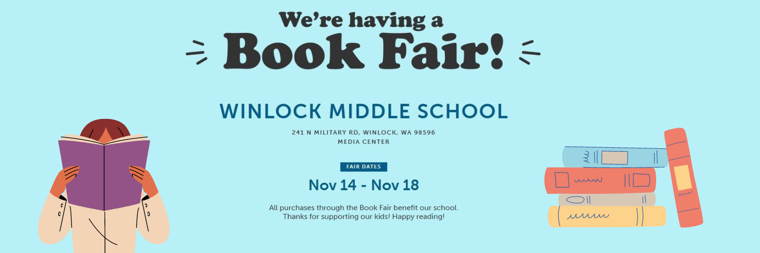 Book Fair: Middle School Media Center 