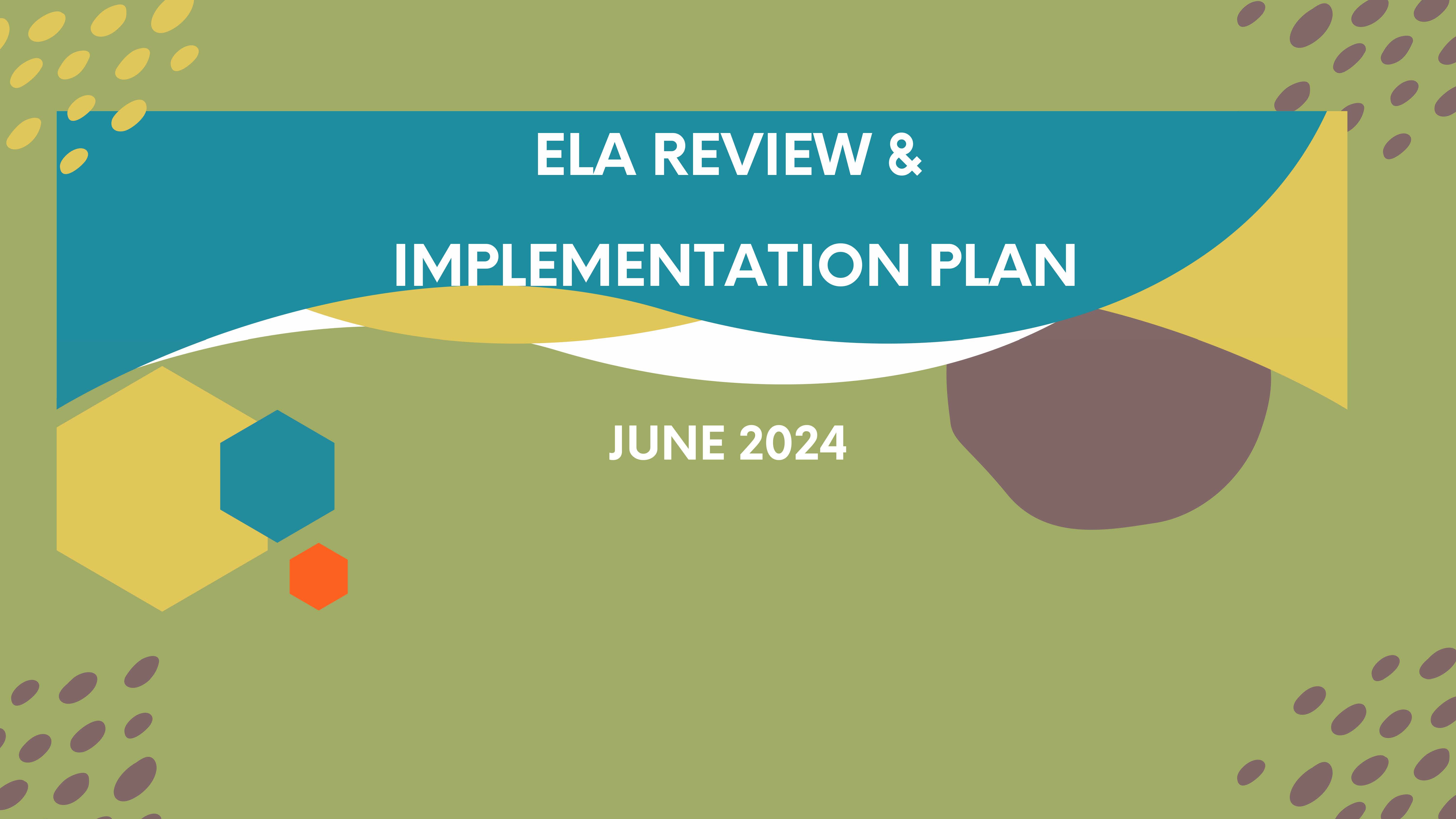 ELA plan slide 1