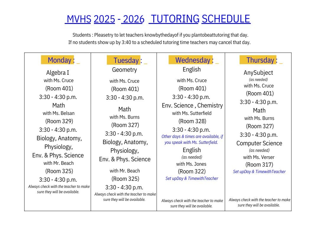Tutoring