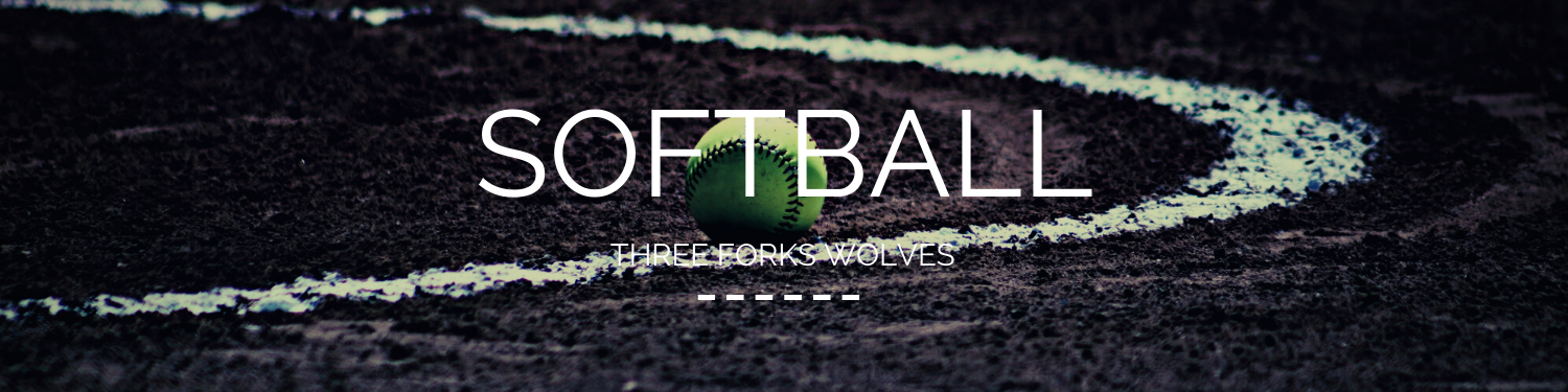 Three Forks Wolves Softball Banner