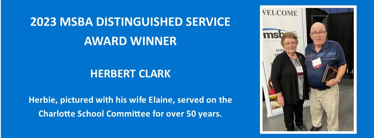 2023 MSBA Distinguished Service Award Winner Herbert Clark