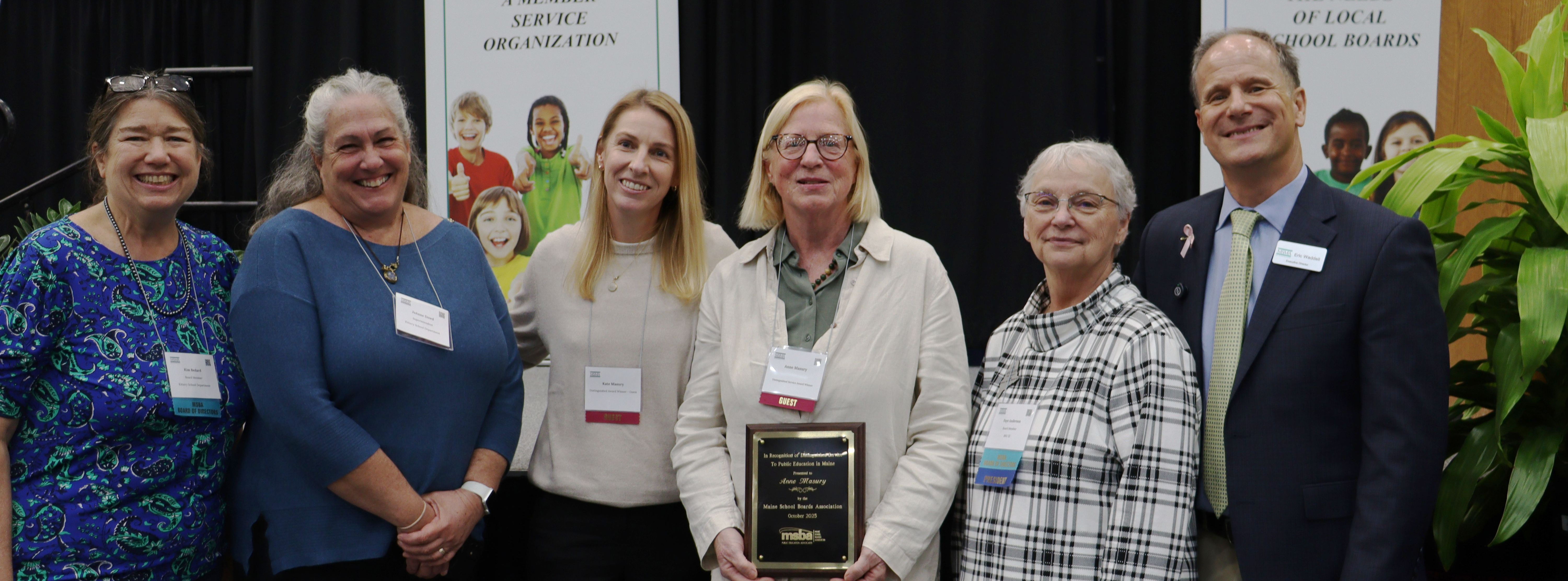 Anne Masury - MSBA Distinguished Service Award