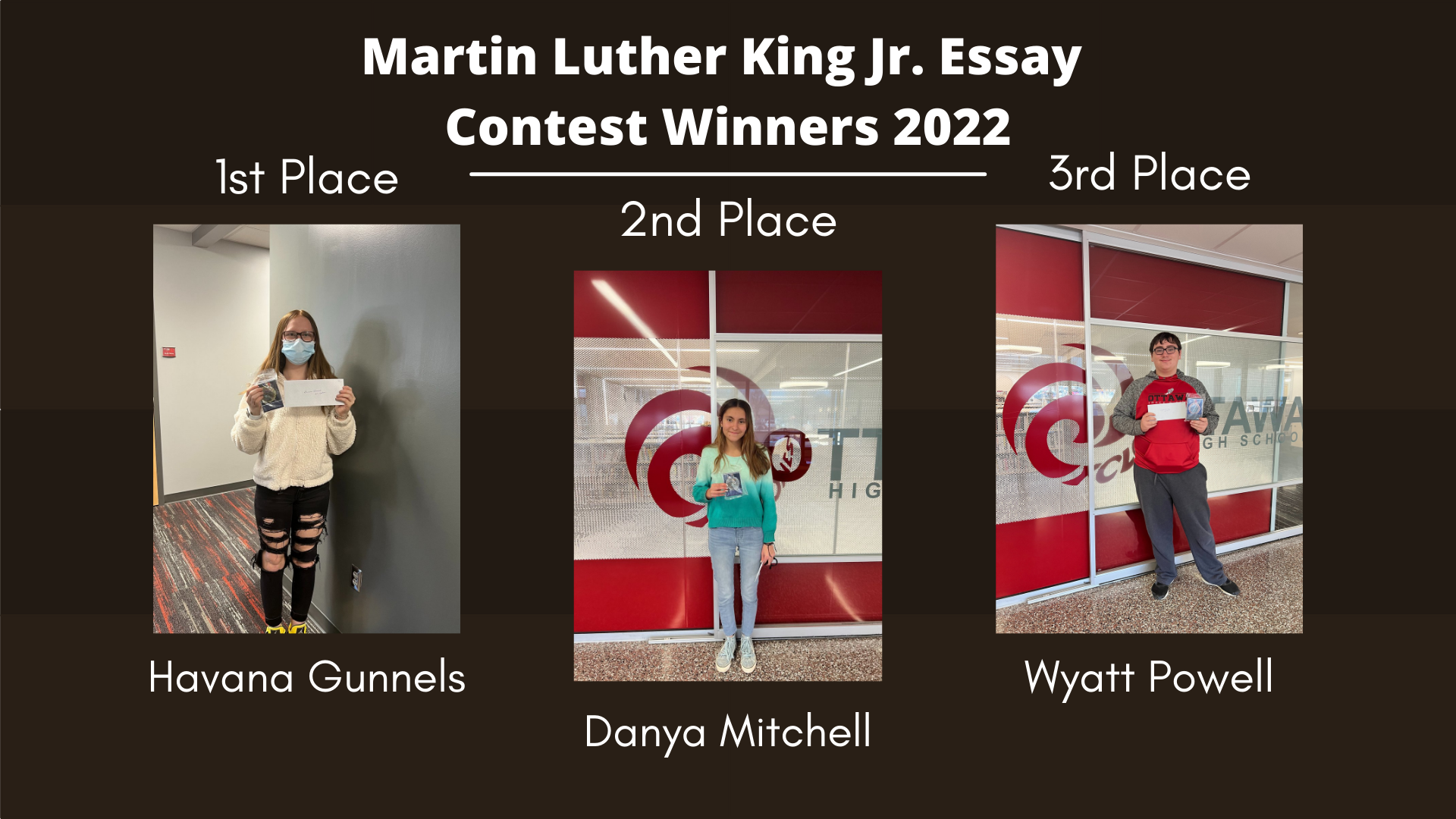 Martin Luther King Jr. Essay Contest Winners