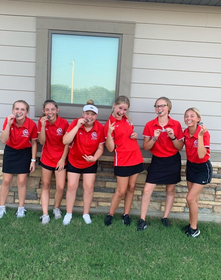 Girls JV Golf Finishing 2nd in the Uniontown tournament