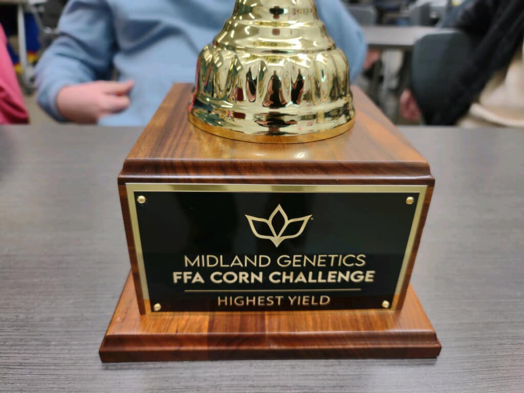Horticulture class won both categories in Midland Corn challenge