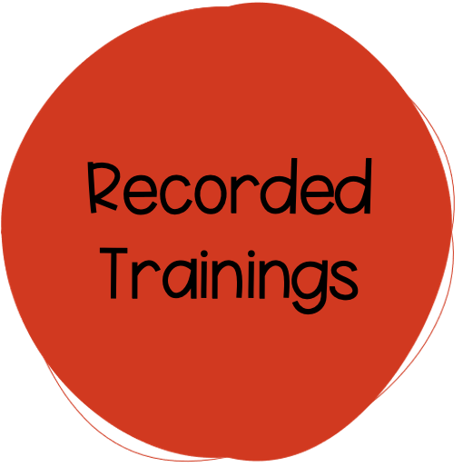 recorded trainings