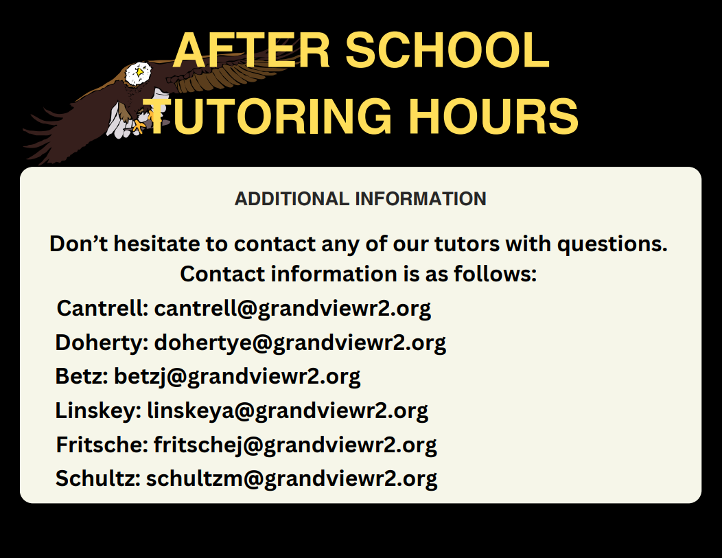 Tutoring Contact Information